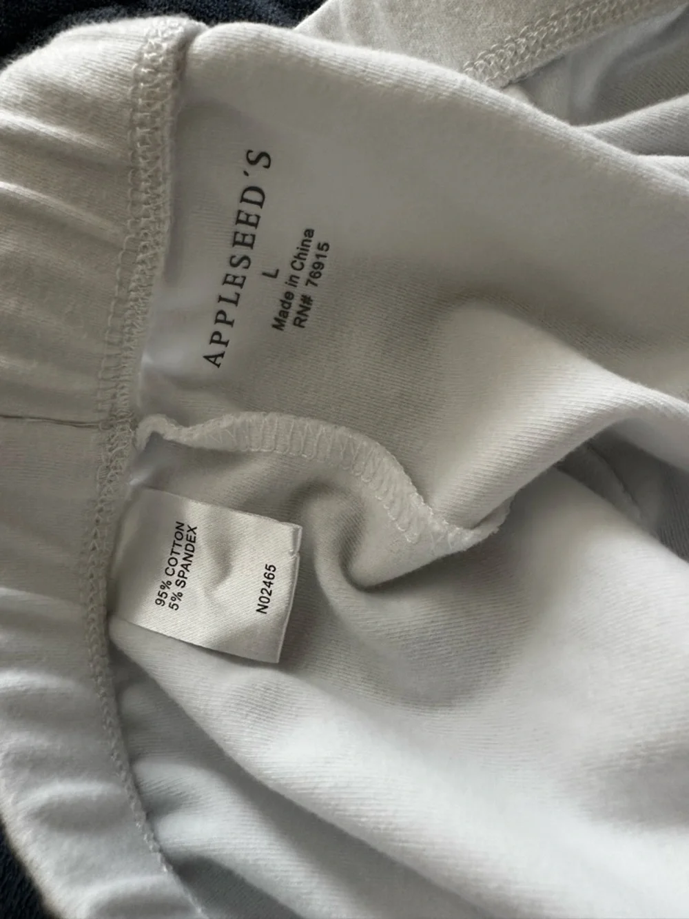 Appleseed's Soft White Pull-On Knit Pants - Picture 2 of 6